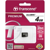 Transcend Premium microSDHC-Karte Industrial 4GB Class 10 Transcend Premium microSDHC-Karte Industrial 4GB Class 10