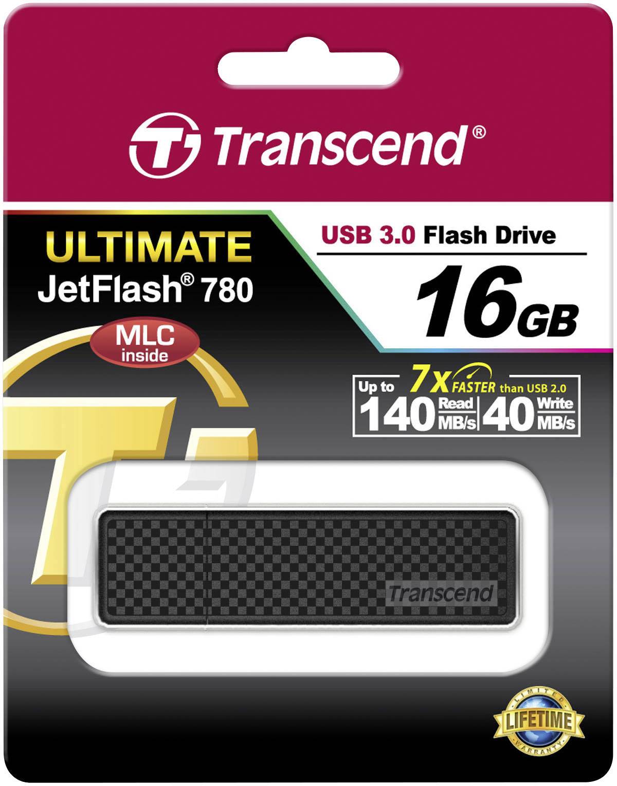 Transcend JetFlash® 780 USB-Stick 16GB Schwarz TS16GJF780 USB-A (USB 3.2 Gen 1)