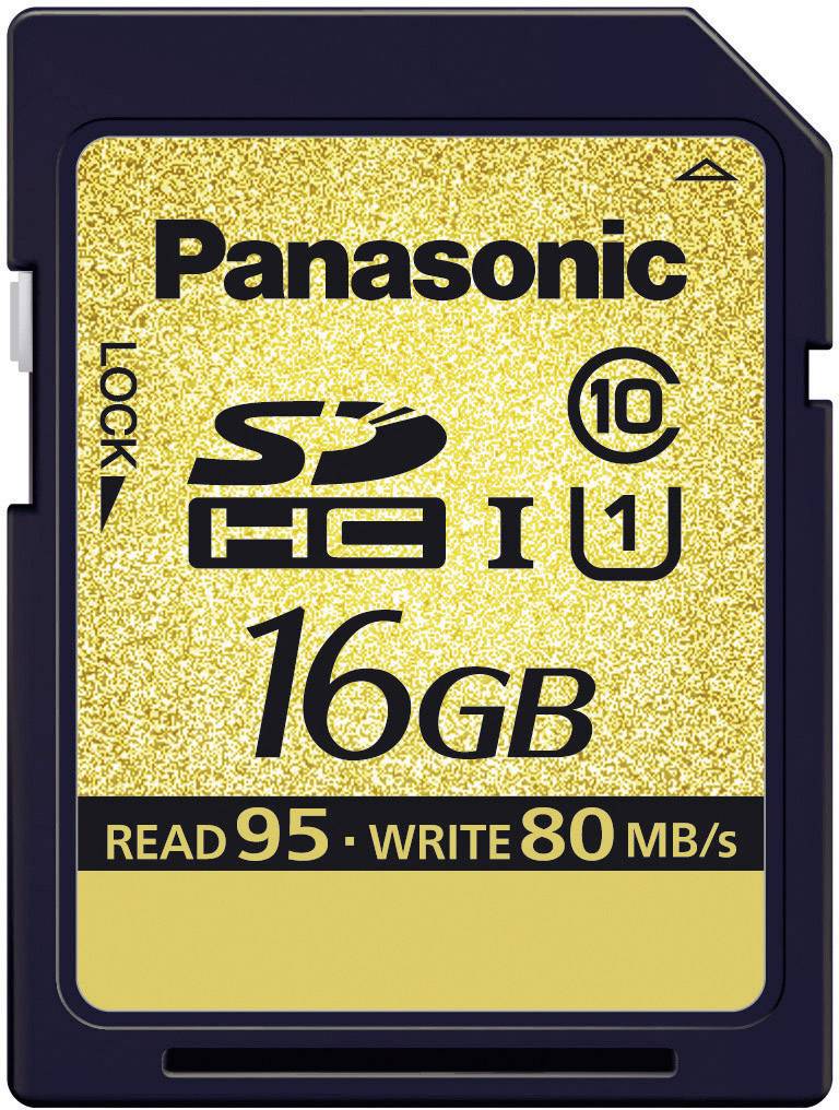 Panasonic SDHC KARTE 16GB CLASS10 RP-SDA16GE1K