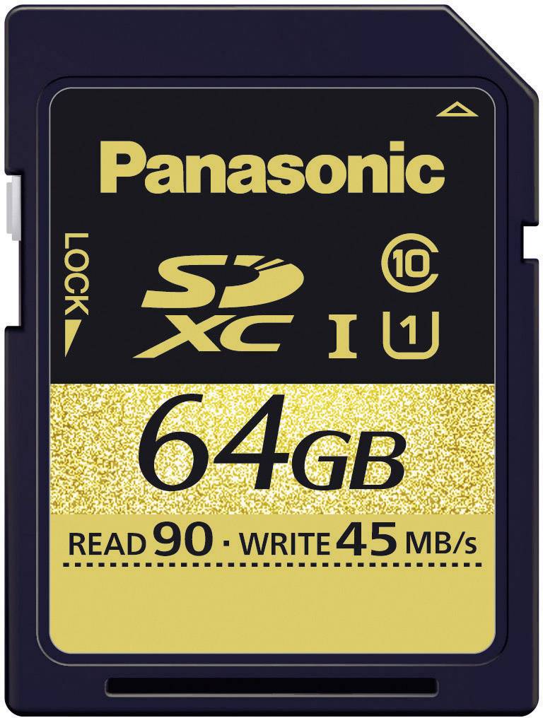 Panasonic Gold 64 GB RP-SDUB64GAK