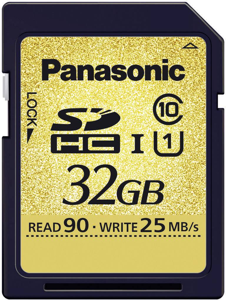 Panasonic SDHC KARTE 32GB CLASS10 RP-SDU32GE1K