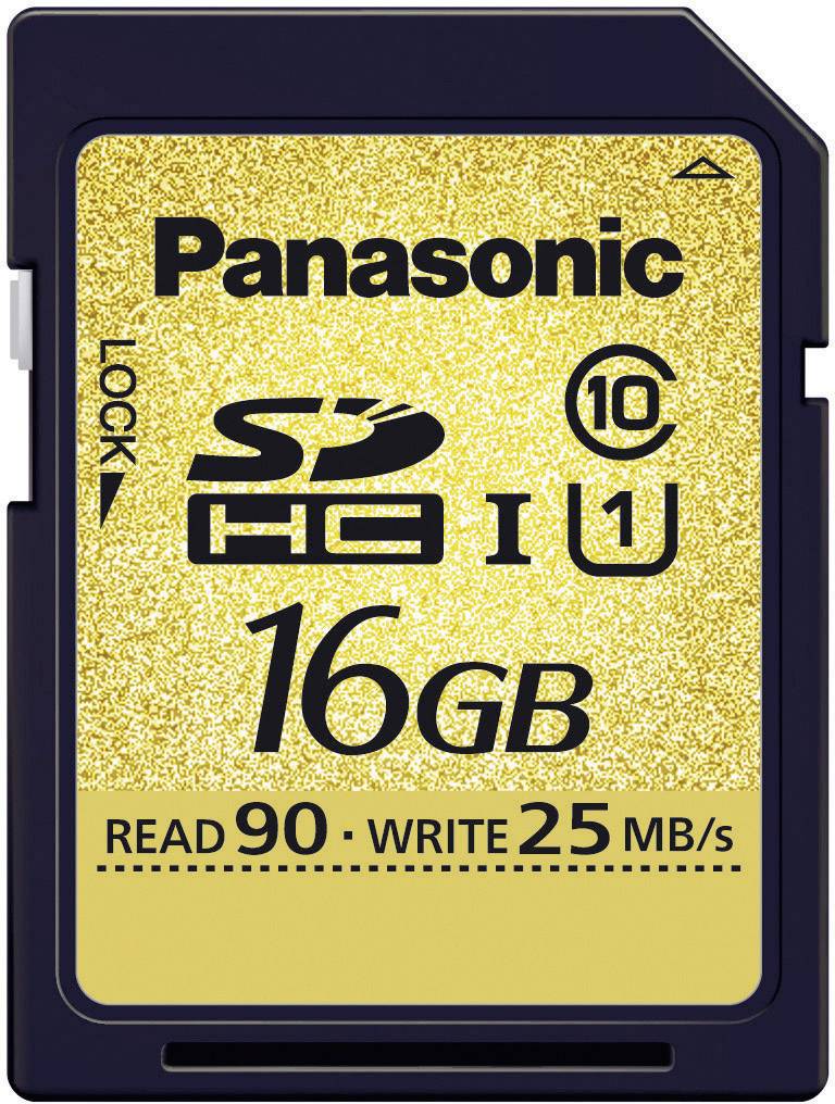 Panasonic SDHC KARTE 16GB CLASS10 RP-SDU16GE1K