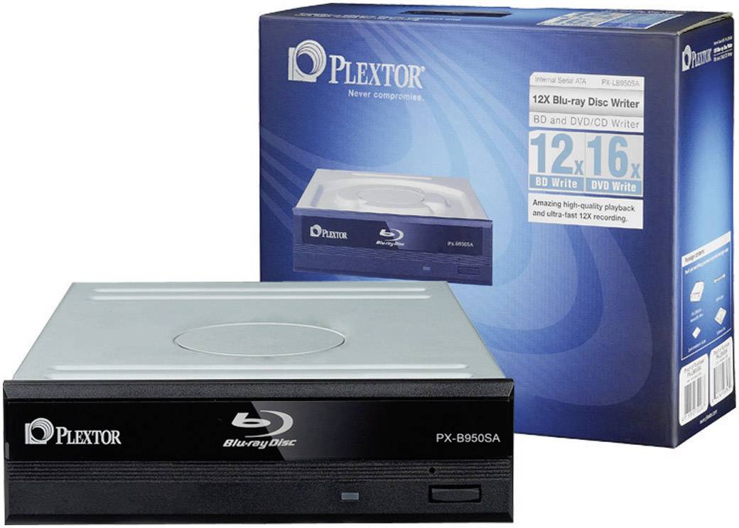 Plextor Blu-ray-Brenner SATA PX-B950SA Schwarz Retail