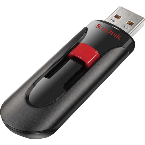 SanDisk Cruzer® Glide™ USB-Stick 128GB Schwarz SDCZ60-128G-B35 USB 2.0