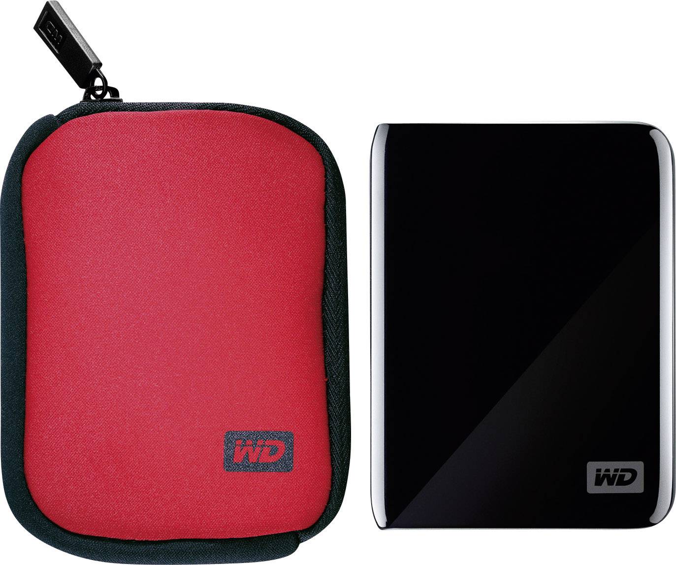 Western Digital My Passport Carrying Case Transporttasche rot WDBABK0000NRD