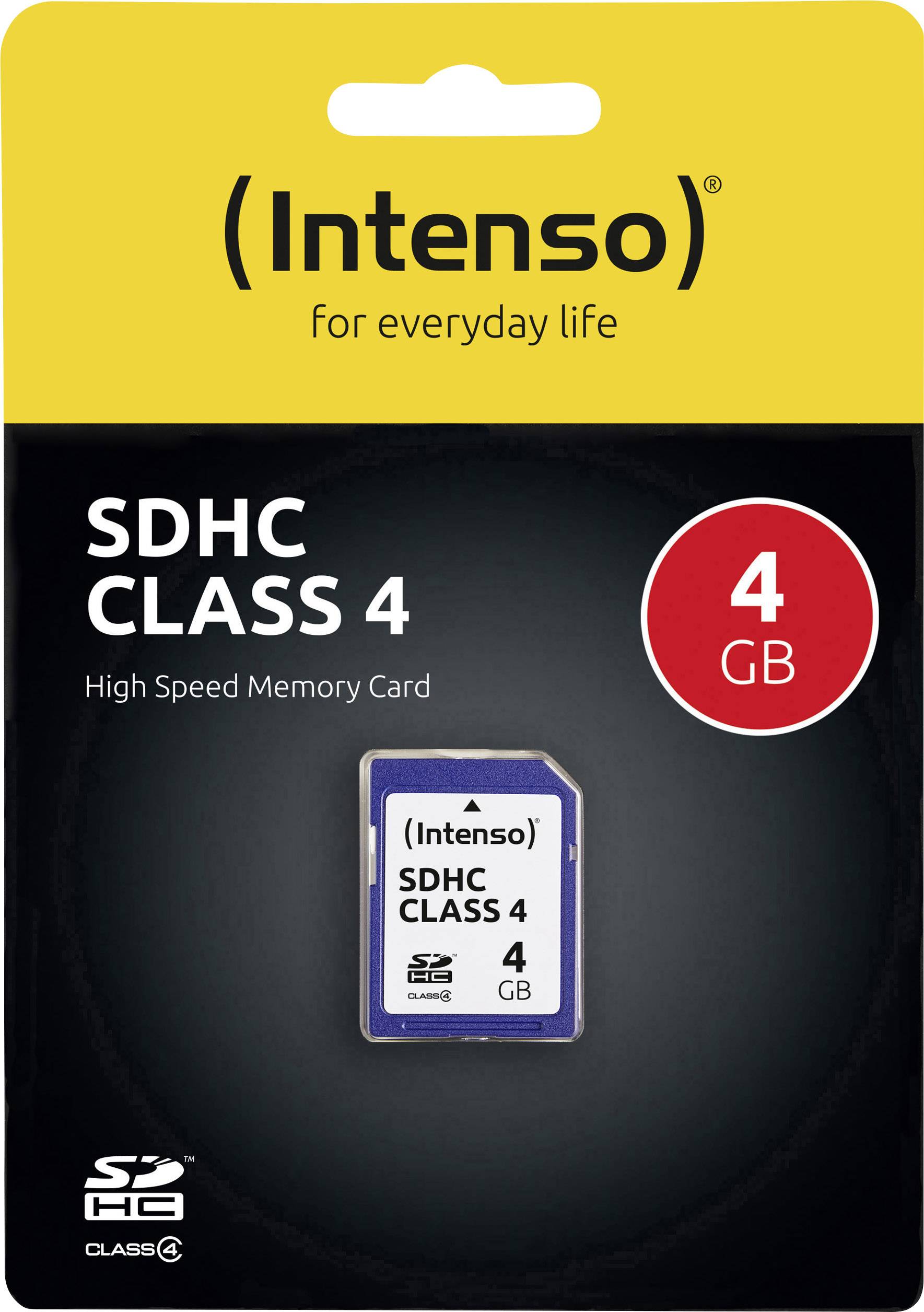 Intenso Blue SDHC-Karte 4 GB Class 4