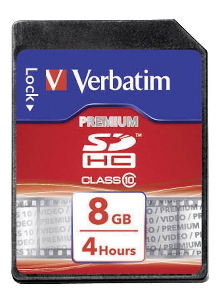 Verbatim 43961 SDHC-Karte 8 GB Class 10