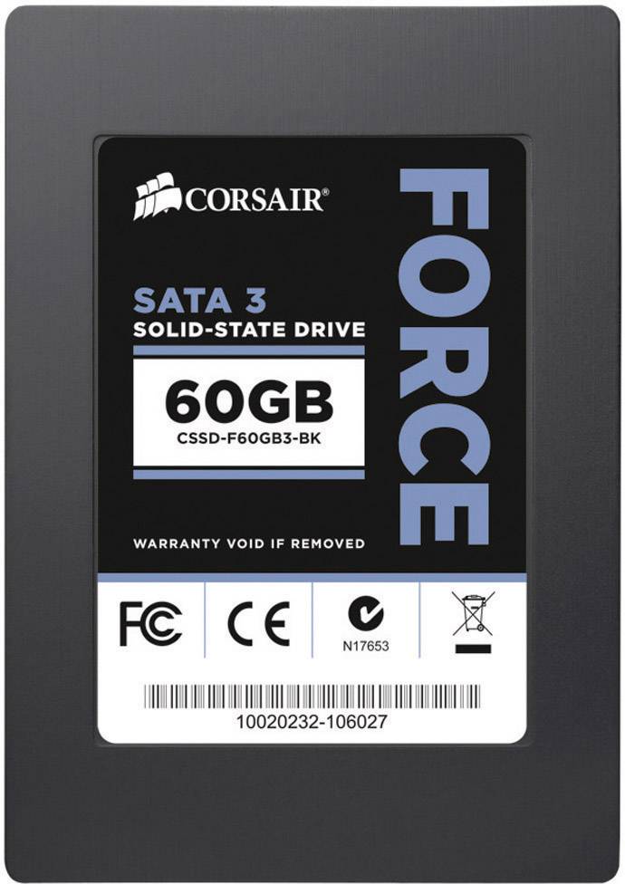 Corsair SSD-Festplatte Force3 CSSD-F60GB3A-BK