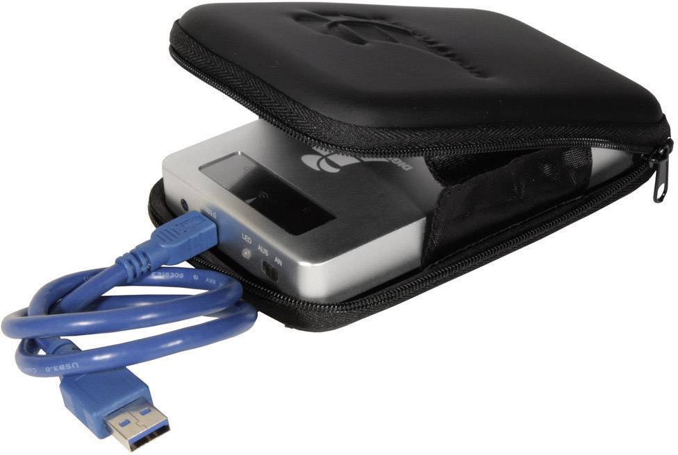 Digittrade  500 GB Externe RFID Security Festplatte 6.35 cm (2.5 Zoll) USB 3.2 Gen 1 (USB 3.0) Silber