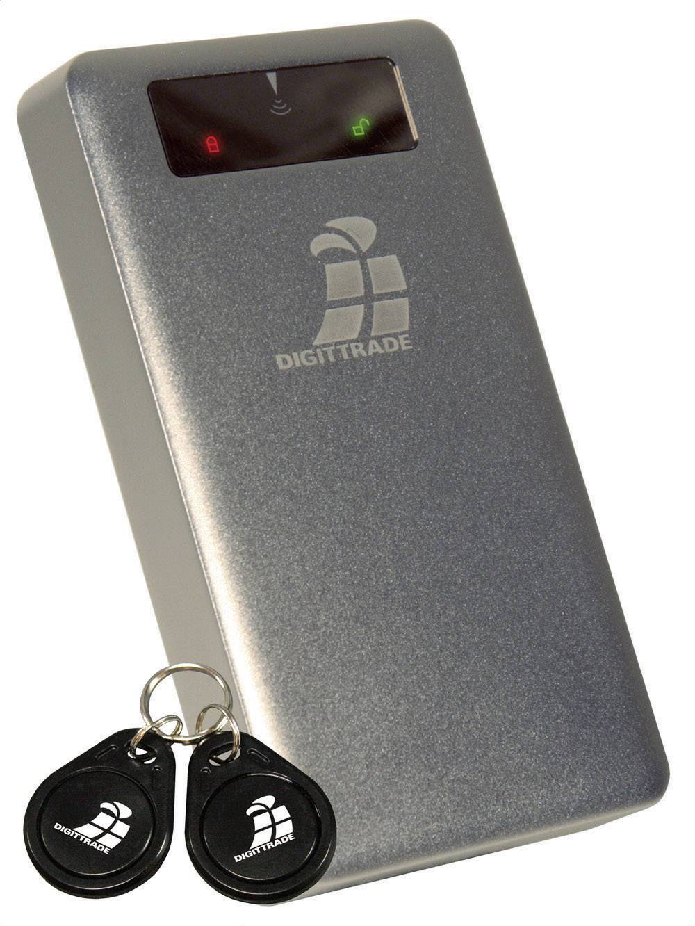 Digittrade 1 TB Externe RFID Security Festplatte 6.35 cm (2.5 Zoll) USB 3.2 Gen 1 (USB 3.0) Silber