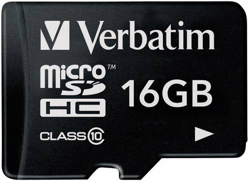 Verbatim Premium microSDHC-Karte 16 GB Class 10