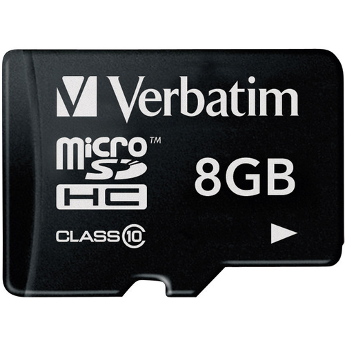 Verbatim Premium microSDHC-Karte 8 GB Class 10