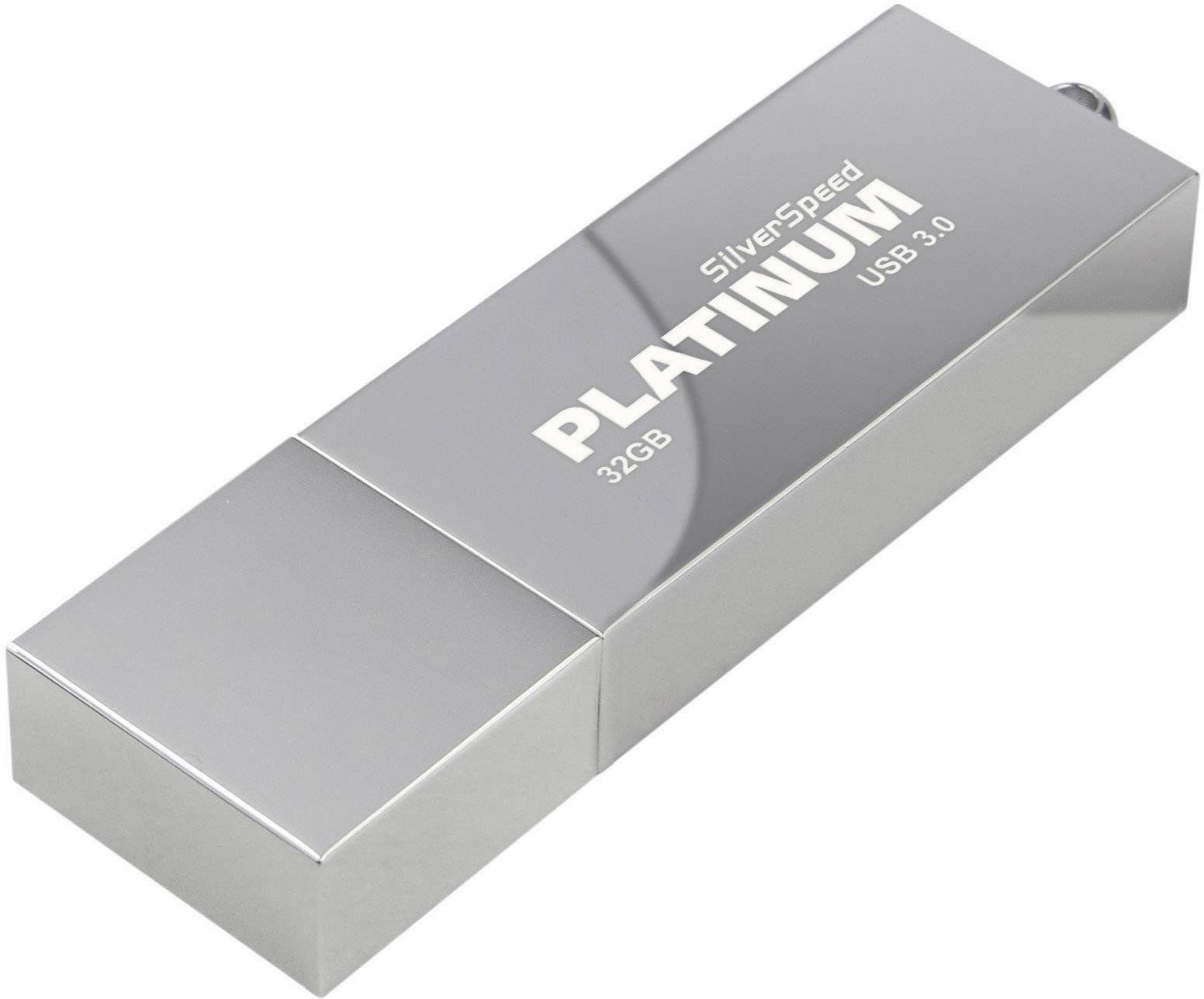 Platinum Silver Speed USB-Stick 32 GB Silber 177540 USB 3.2 Gen 1 (USB 3.0)