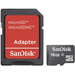 SanDisk Micro SD 16 GB microSDHC-Karte 16 GB Class 4 inkl. SD-Adapter
