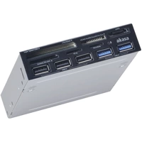 Akasa AK-ICR-17 Einbau-Speicherkartenleser 8.9cm (3.5") USB 2.0 (Mainboard), USB 3.2 Gen 1 (USB 3.0), USB 3.2 Gen 1 (Mainboard) Akasa AK-ICR-17 Einbau-Speicherkartenleser 8.9cm (3.5") USB 2.0 (Mainboard), USB 3.2 Gen 1 (USB 3.0), USB 3.2 Gen 1 (Mainboard)