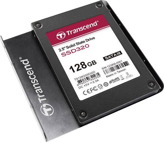 Transcend 128 GB Interne SATA SSD 6.35 cm (2.5 Zoll) SATA 6 Gb/s Retail TS128GSSD320