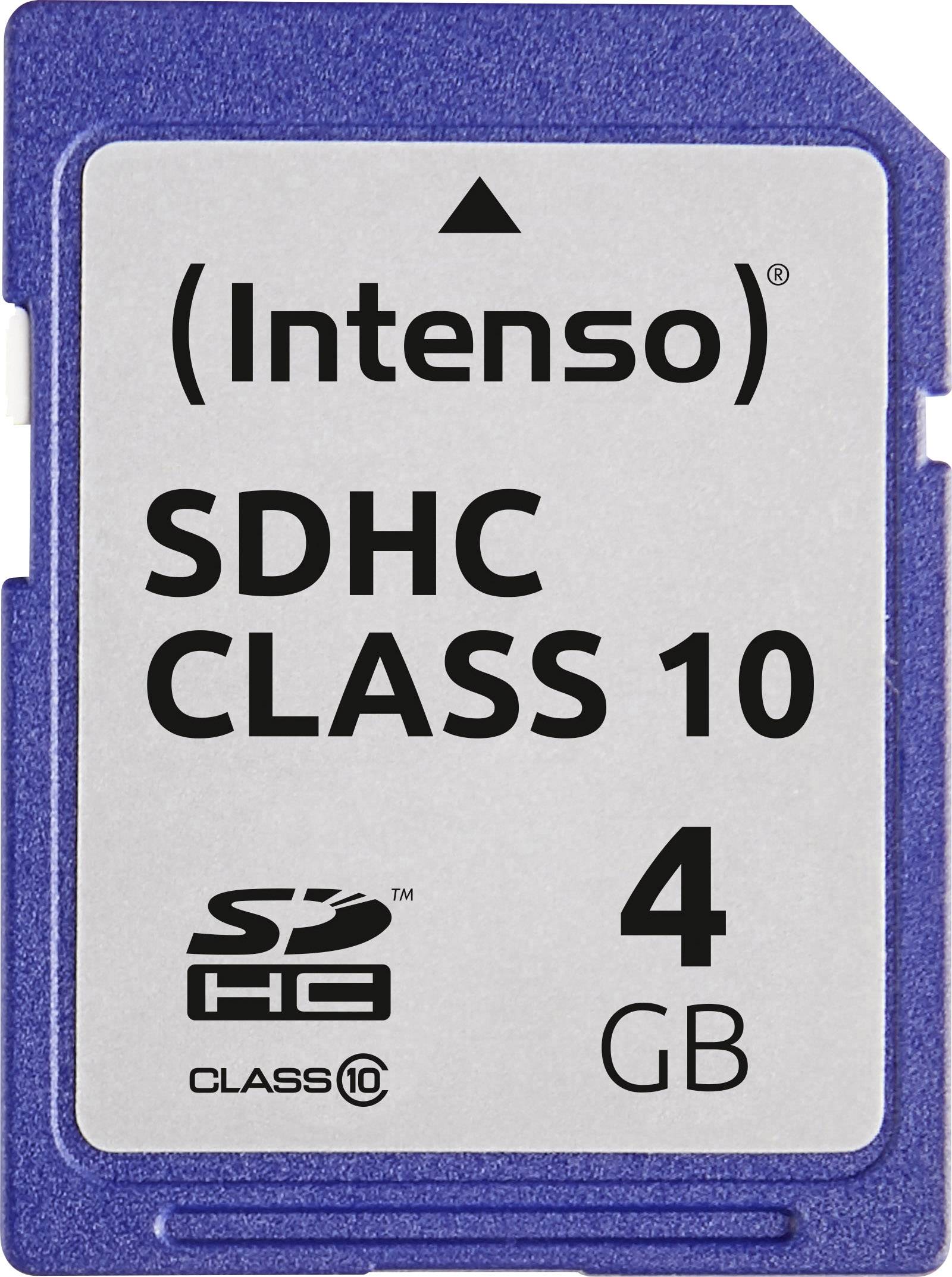 Intenso 3411450 SDHC-Karte 4GB Class 10