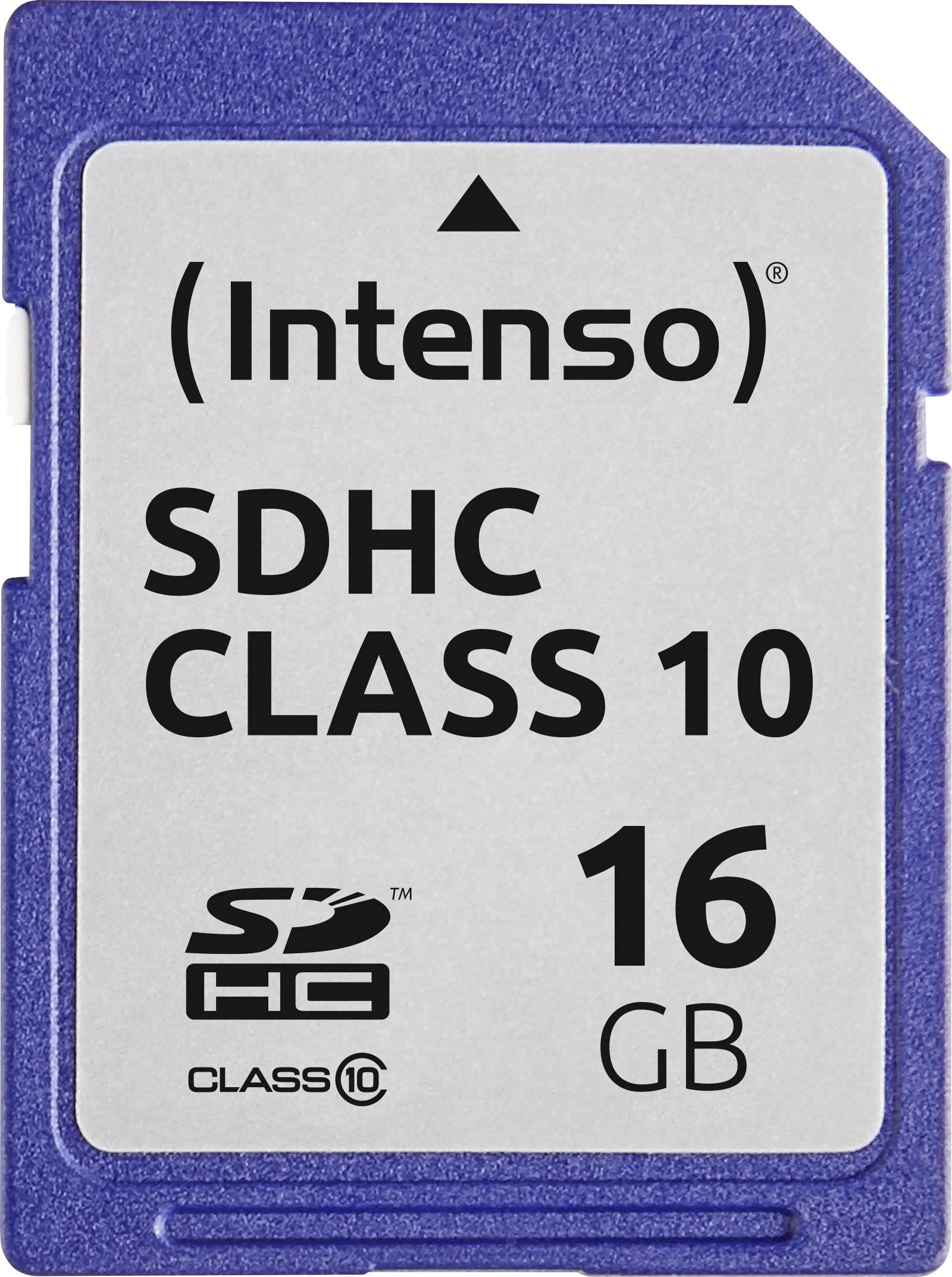 Intenso 3411470 SDHC-Karte 16 GB Class 10