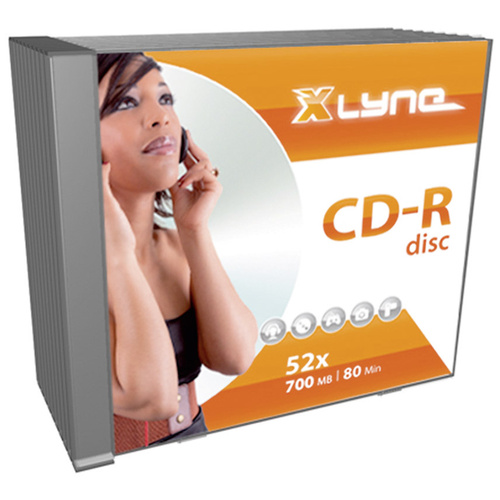 Xlyne 1S10000 CD-R Rohling 700 MB 10 St. Slimcase