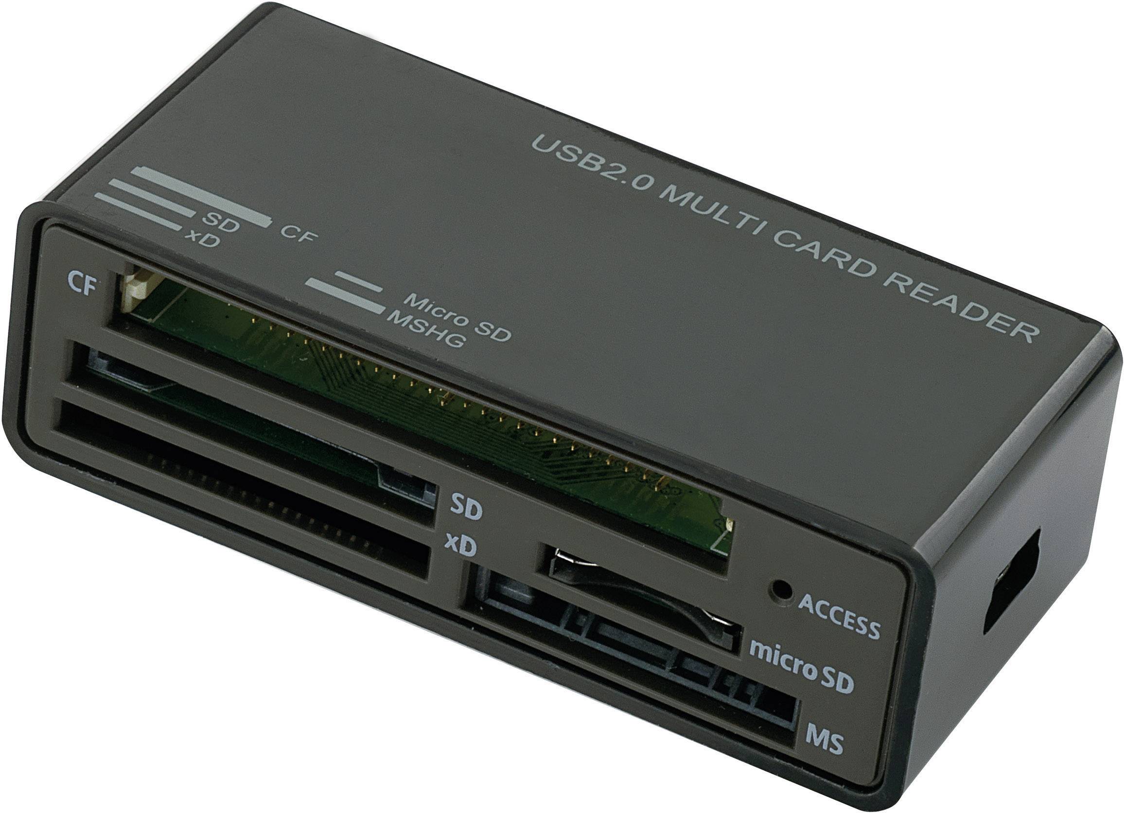 GUC-637 Externer Speicherkartenleser USB 2.0 Schwarz