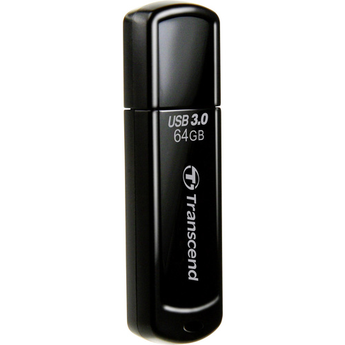 Transcend JetFlash® 700 USB-Stick 64 GB Schwarz TS64GJF700 USB 3.2 Gen 1 (USB 3.0)