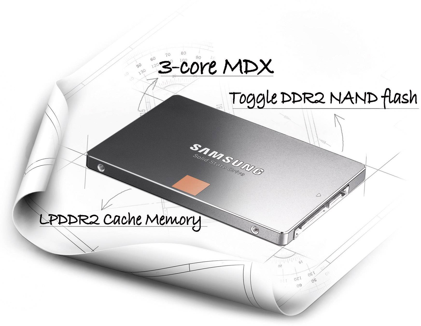 Samsung 128 GB Interne SATA SSD 6.35 cm (2.5 Zoll) SATA III Retail MZ-7PD128BW