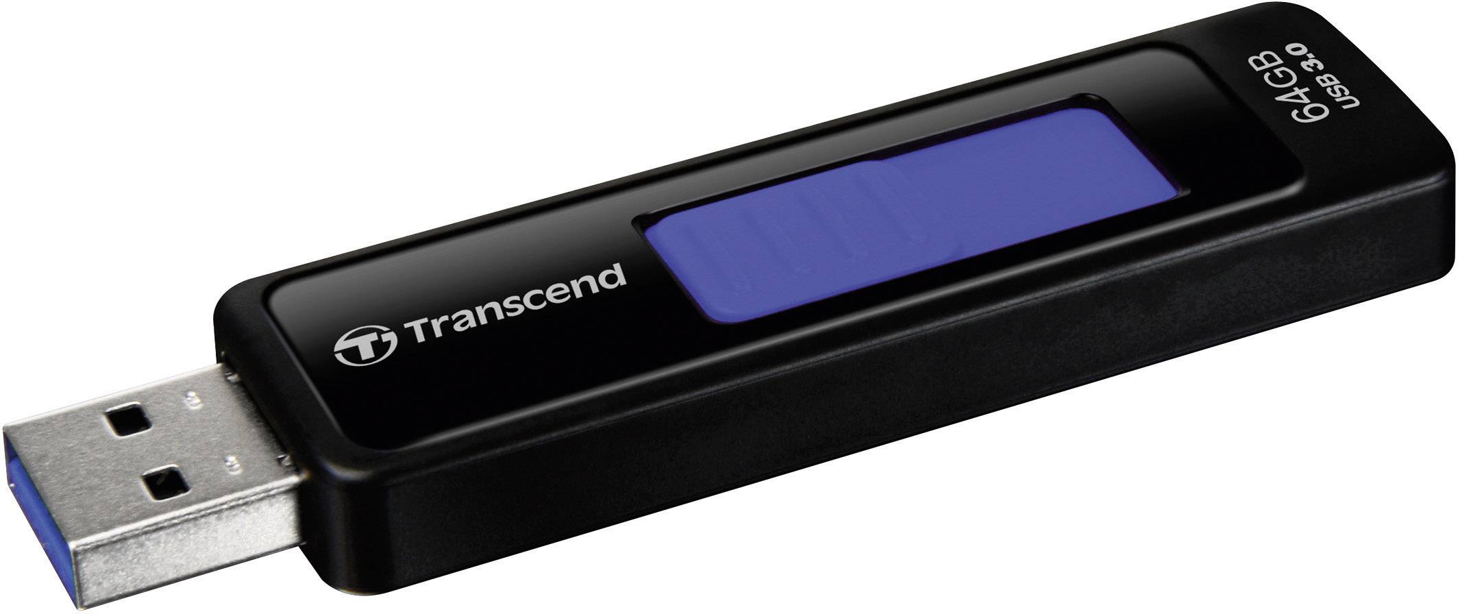 Transcend JetFlash® 760 USB-Stick 64 GB Schwarz TS64GJF760 USB 3.2 Gen 1 (USB 3.0)