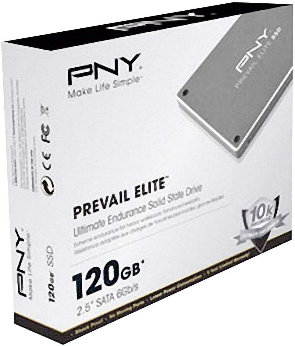PNY 120 GB Interne SATA SSD 6.35 cm (2.5 Zoll) SATA 6 Gb/s Retail SSD9SC120GEDA-PB
