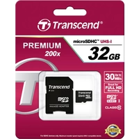 Transcend Premium microSDHC-Karte Industrial 32GB Class 10, UHS-I inkl. SD-Adapter Transcend Premium microSDHC-Karte Industrial 32GB Class 10, UHS-I inkl. SD-Adapter
