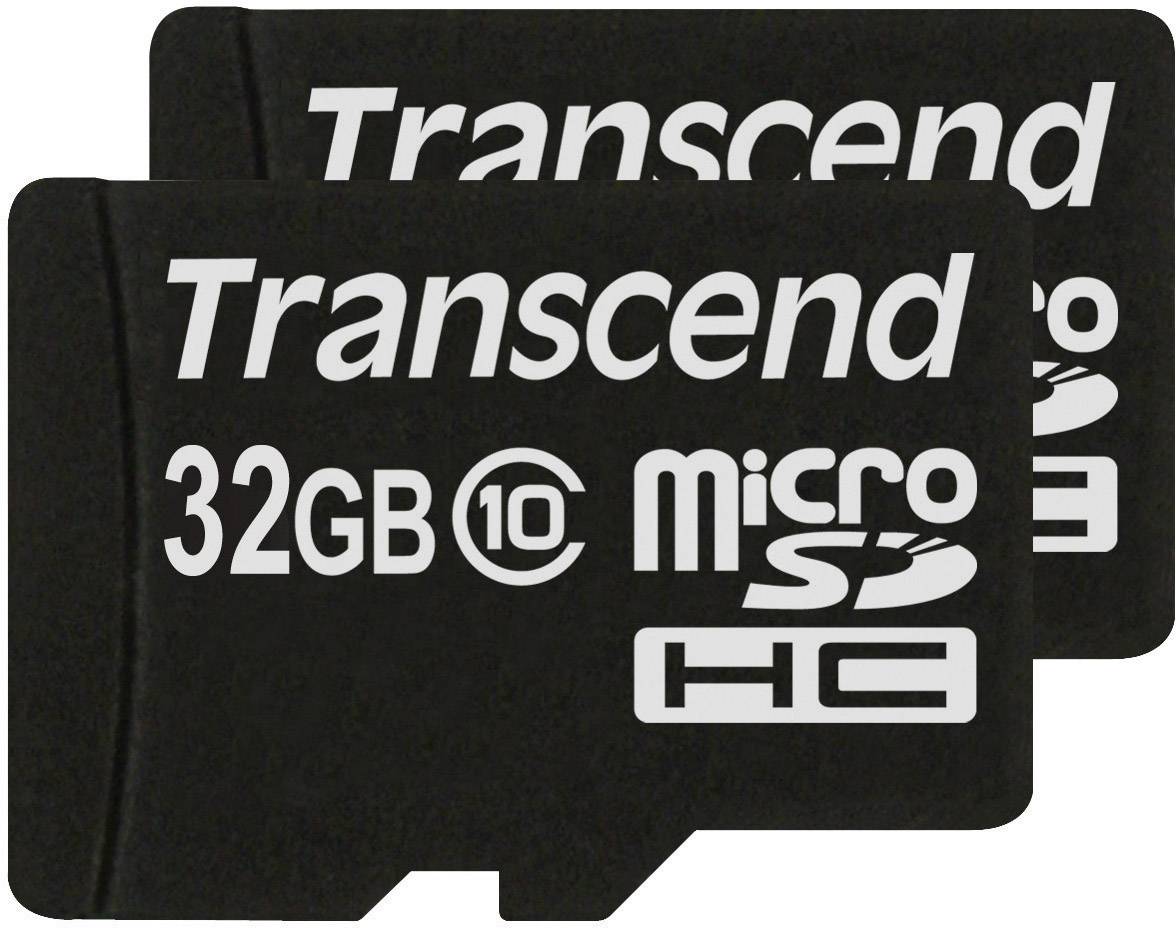 Transcend microSDHC-Karte 32 GB Class 10 inkl. SD-Adapter