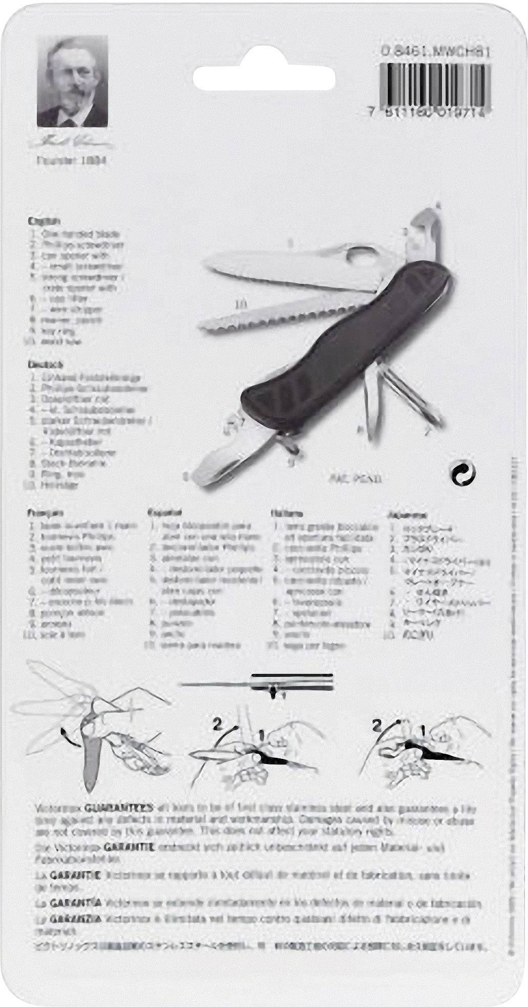 Victorinox 08 0.8461.MWCHB1 Multitool Anzahl Funktionen 10 Grün, Schwarz