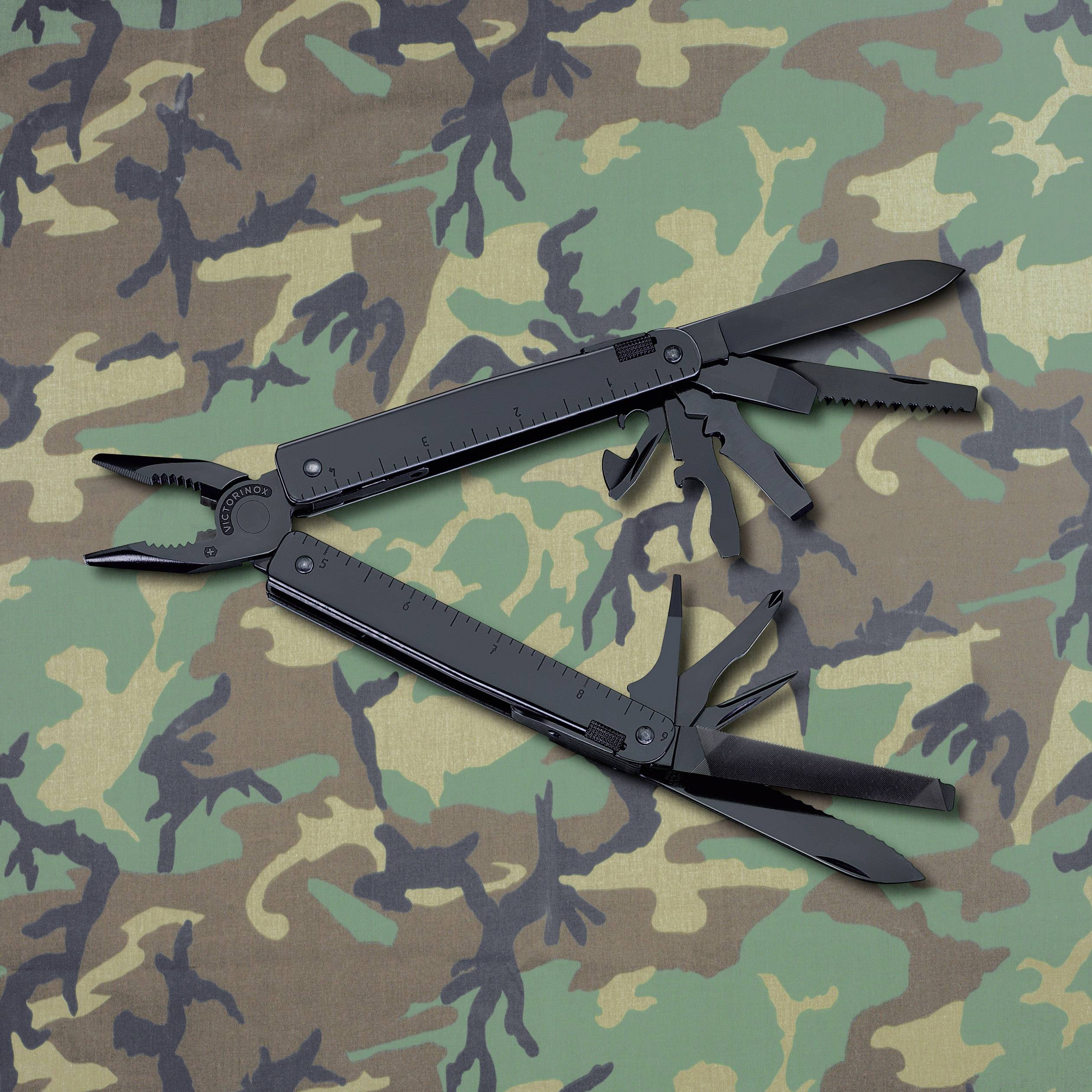 Victorinox SwissTool CAP Crimper Schweizer Taschenmesser Anzahl Funktionen 27 Schwarz