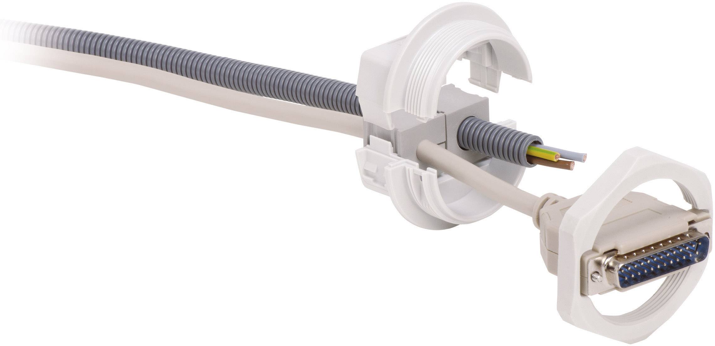 Icotek KVT 50/2 SUB-D25 Kabeldurchführung teilbar Grau 1St.