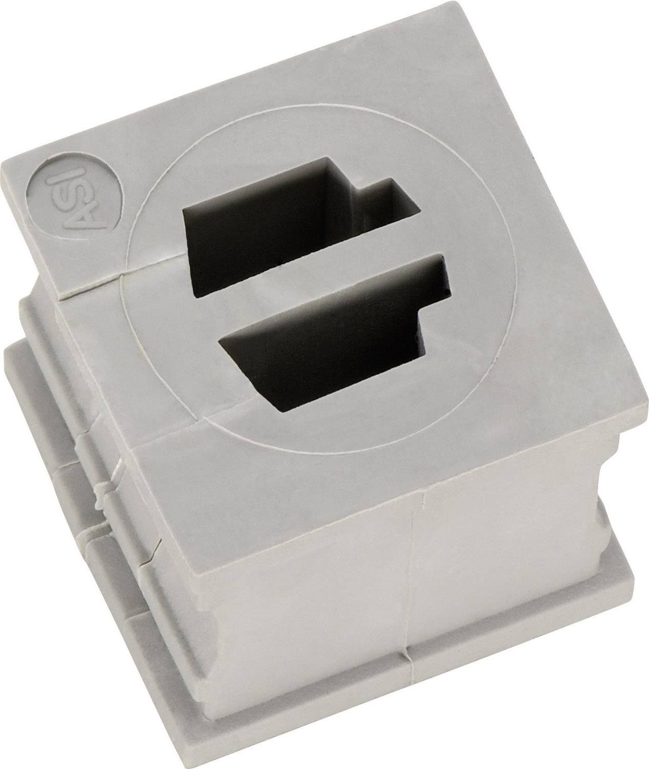 Icotek QT ASI 2 Kabeldurchführung Elastomer Grau