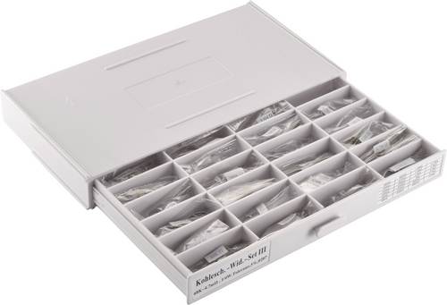 Kohleschicht-Widerstand Sortiment axial bedrahtet 0207 5% 1 Set