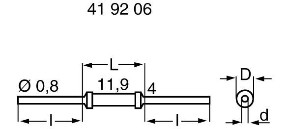 Weltron MFR1145 1W 1% 12K BF 0414 MFR1145 Metallschicht-Widerstand 12kΩ axial bedrahtet 0414 1W 1%