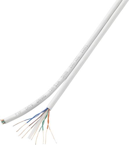 H21204C18 Netzwerkkabel CAT 6 U/UTP 8 x 2 x 0.196mm² Weiß 25m