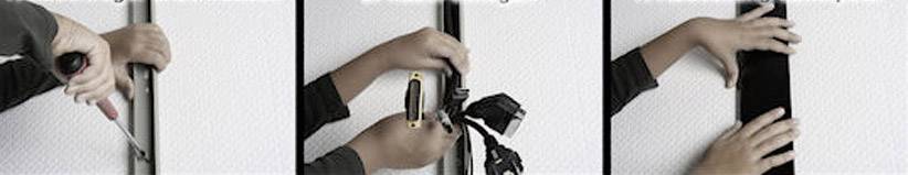 Alunovo MSC-020 Kabelkanal (L x B x H) 200 x 30 x 15mm 1 St. Schwarz (glänzend)