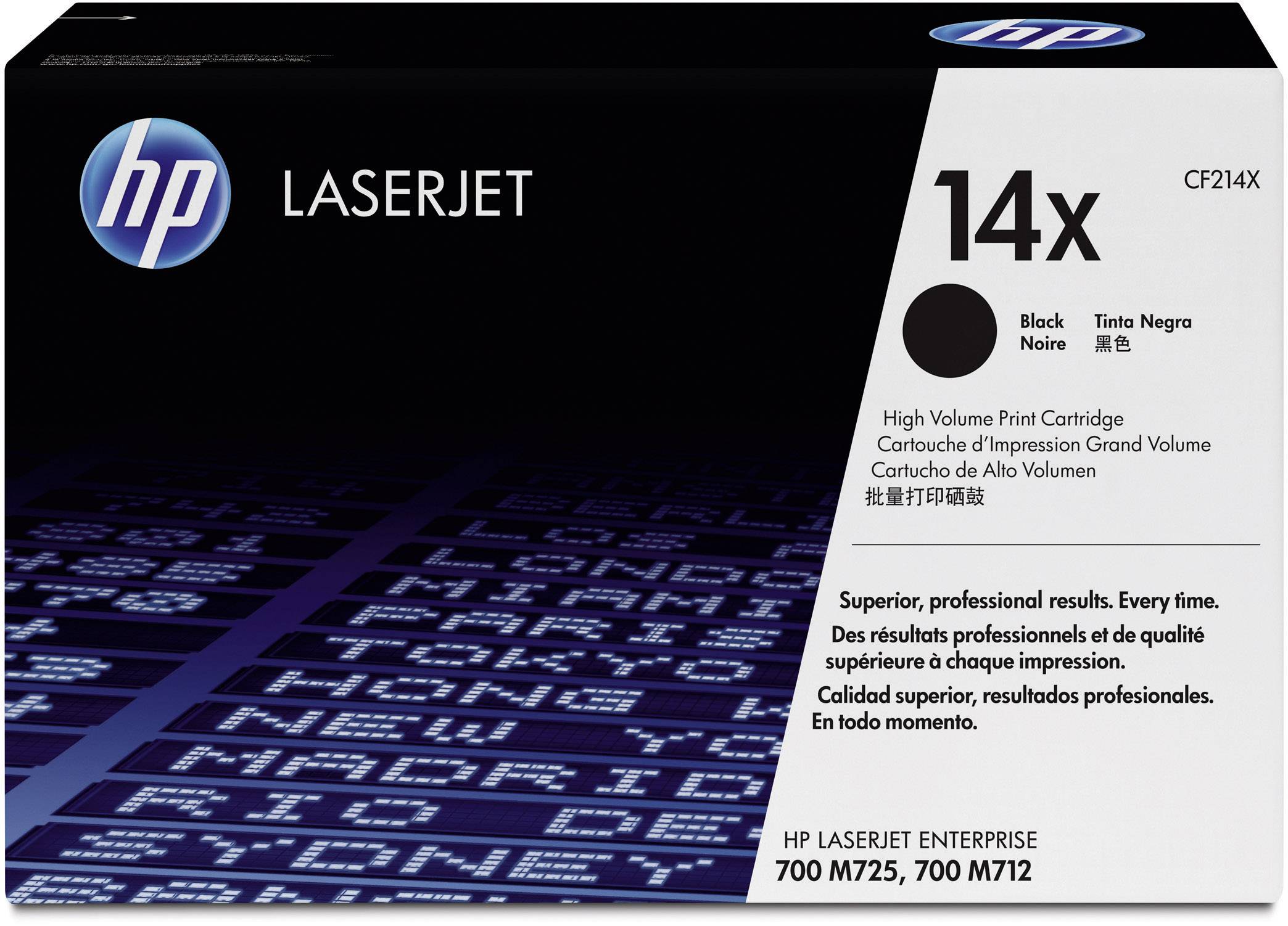 HP Toner 14X Original Schwarz 17500 Seiten CF214X