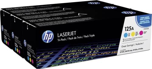 Hp Toner 125A Original Kombi-Pack Cyan, Magenta, Gelb 1400 Seiten CF373AM-image