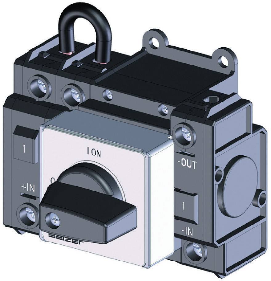 Sälzer D241-83300-026M1 Lasttrennschalter Gleichspannung 32A 1000V 1 x 90° Schwarz 1St.