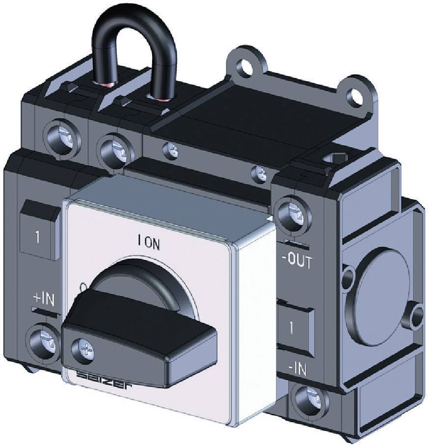 Sälzer D242-83300-026M1 Lasttrennschalter Gleichspannung 50A 1000V 1 x 90° Schwarz 1St.