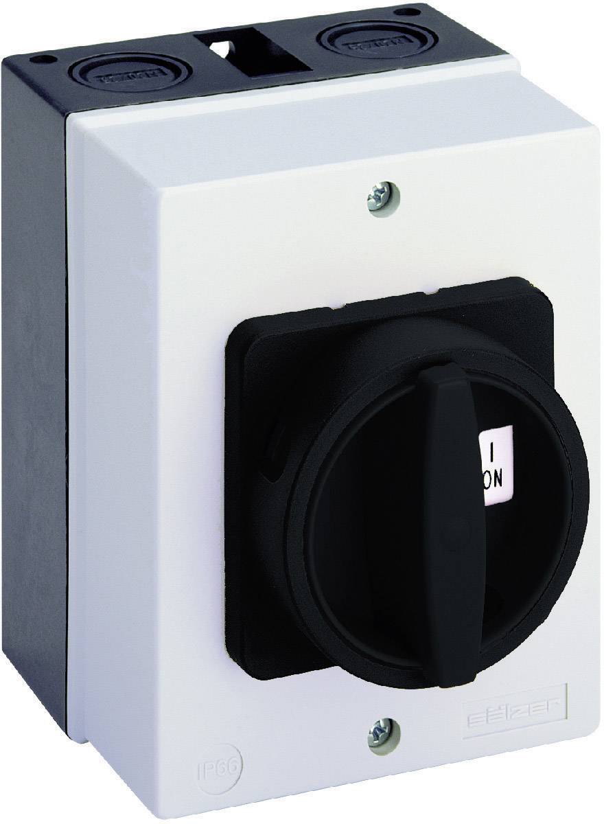 Sälzer D222-83200-700N1 Lasttrennschalter absperrbar 32A 650V 1 x 90° Schwarz 1St.