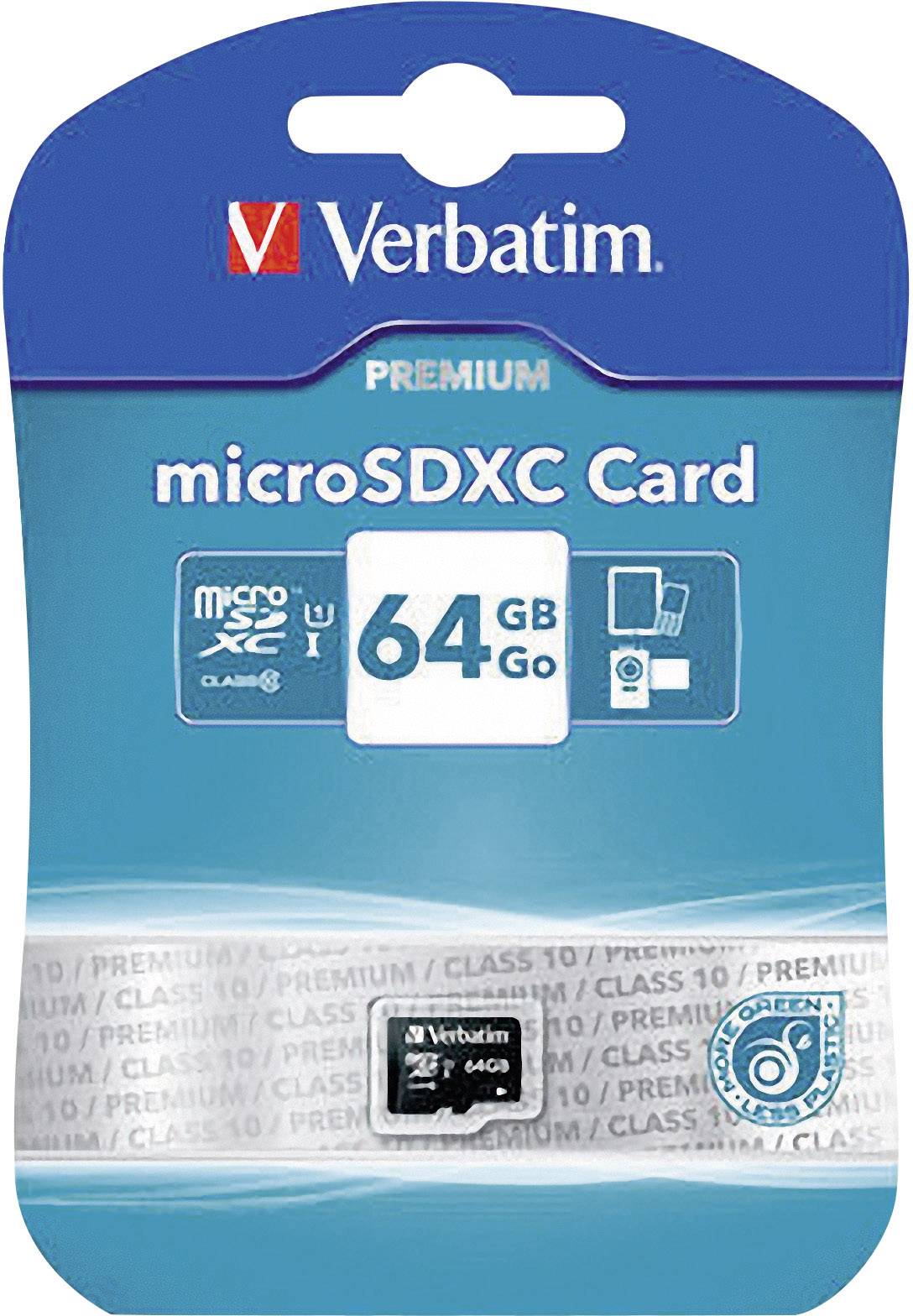 Verbatim MICRO SDXC 64GB CLASS 10 microSDXC-Karte 64 GB Class 10, UHS-I