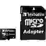 Verbatim MICRO SDXC 64GB CL 10 ADAP microSDXC-Karte 64GB Class 10 inkl. SD-Adapter
