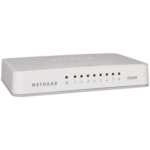 Netgear FS208 Netzwerk Switch 8 Port 100MBit/s