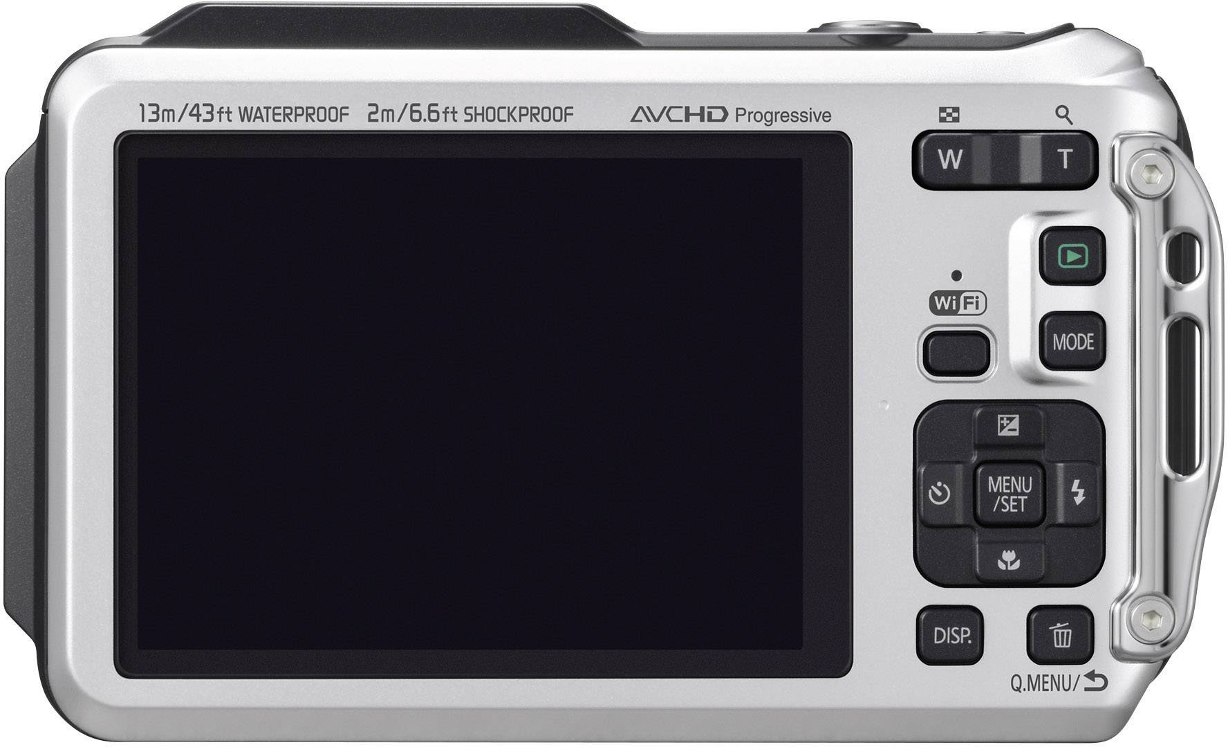 Panasonic Lumix DMC-FT5EG Digitalkamera Opt. Zoom: 4.6 x Silber Full HD Video, GPS, Unterwasserkamera, Stoßfest, Frostbeständig, Staubgeschützt