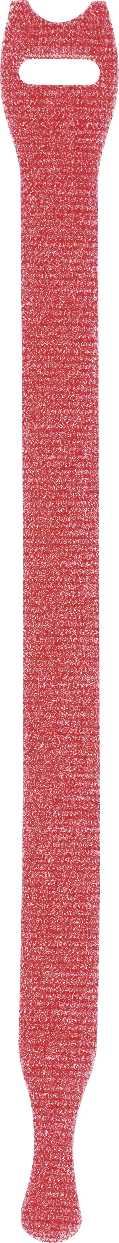 TOOLCRAFT KL12X200BC Klettkabelbinder zum Bündeln Haft- und Flauschteil (L x B) 200mm x 12mm Weiß, Schwarz, Blau, Rot, Gelb 20St.