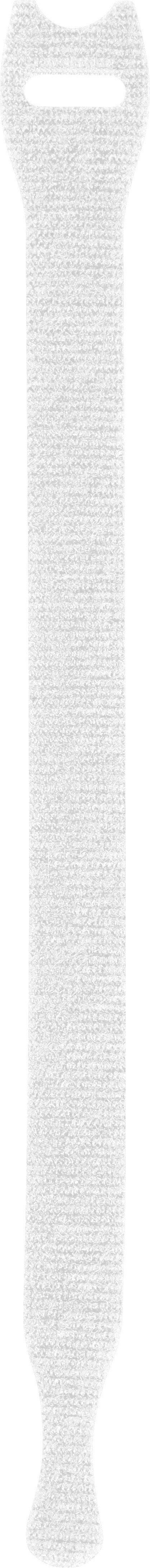 TOOLCRAFT KL12X200BC Klettkabelbinder zum Bündeln Haft- und Flauschteil (L x B) 200mm x 12mm Weiß, Schwarz, Blau, Rot, Gelb 20St.