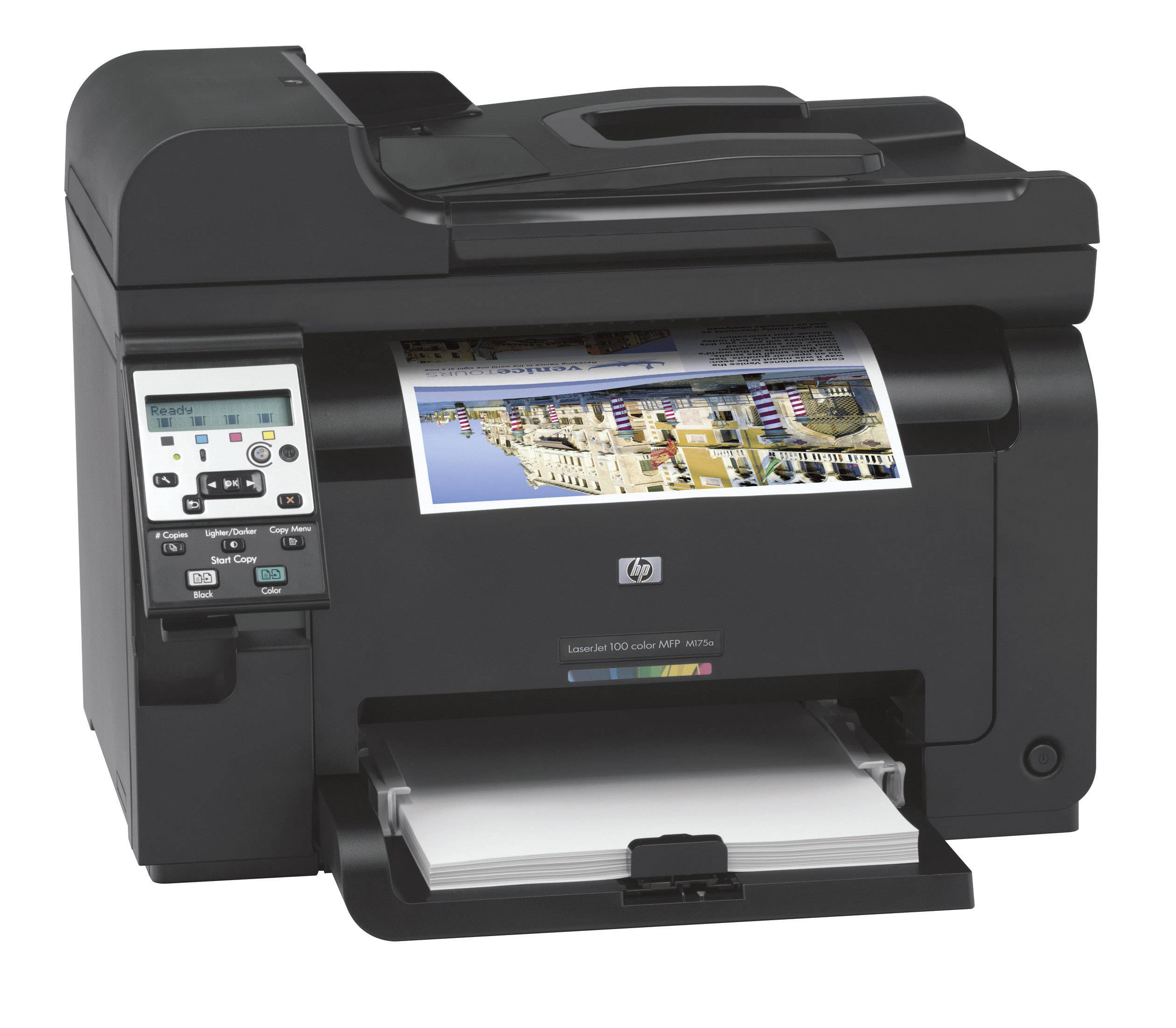 HP Laserjet Pro 100 Color MFP M175a Multifunktionsdrucker Laser Farbe Drucker, Scanner, Kopierer ADF